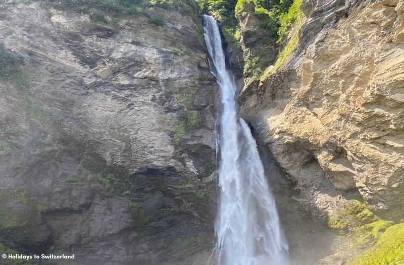 Reichenbach Falls near Meiringen in Switzerland