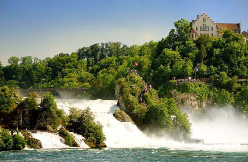 Rhine Falls in Switzerland