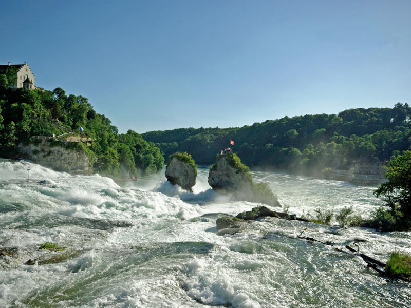 Rhine Falls viewing platform