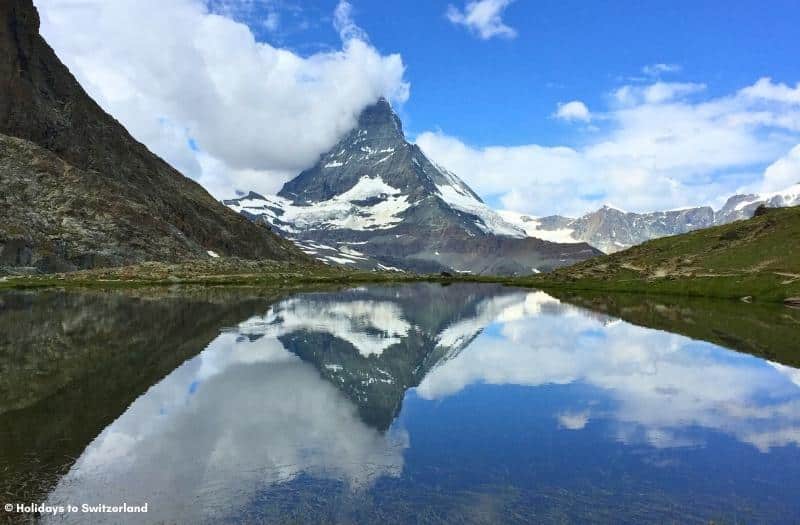 Riffelsee with Matterhorn reflection