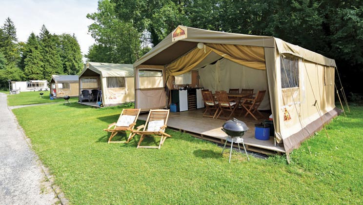 Safari Tent, Eurocamp, Interlaken Switzerland