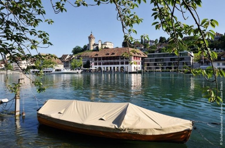 Schaffhausen as seen from the Rhine River