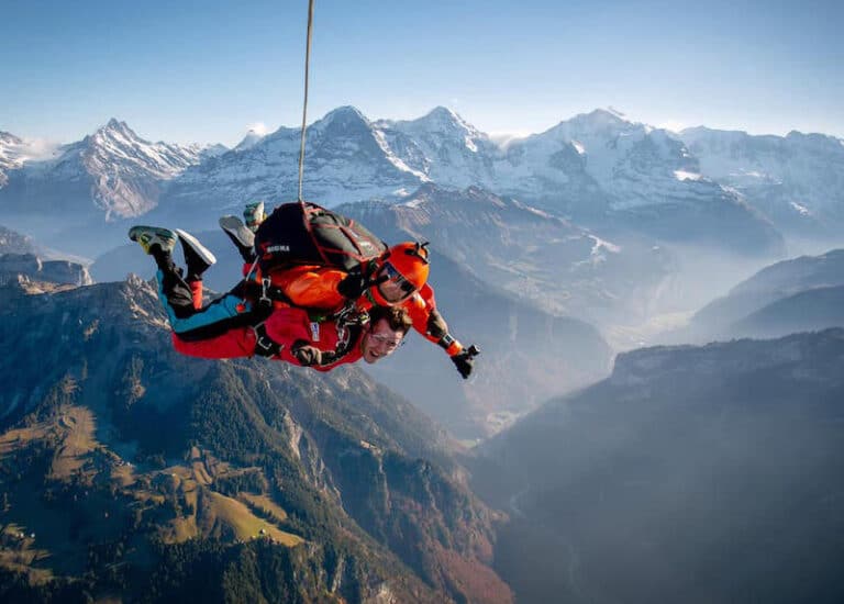 Skydiving in the Swiss Alps and Interlaken region