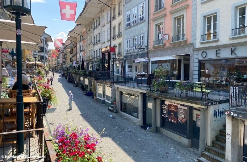 Street in Thun's Old Town