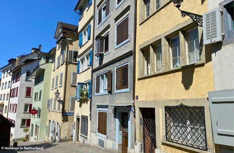 Street in Zurich Old Town