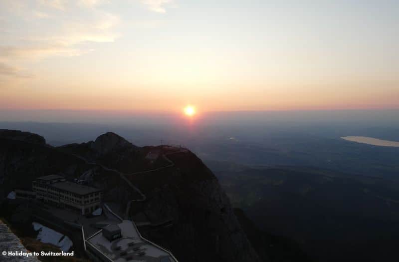 Sunset at Mt. Pilatus