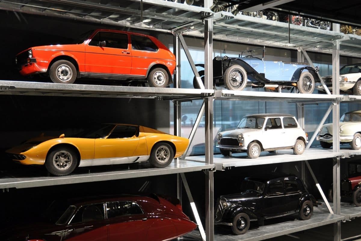 Swiss Museum of Transport in Lucerne Car display