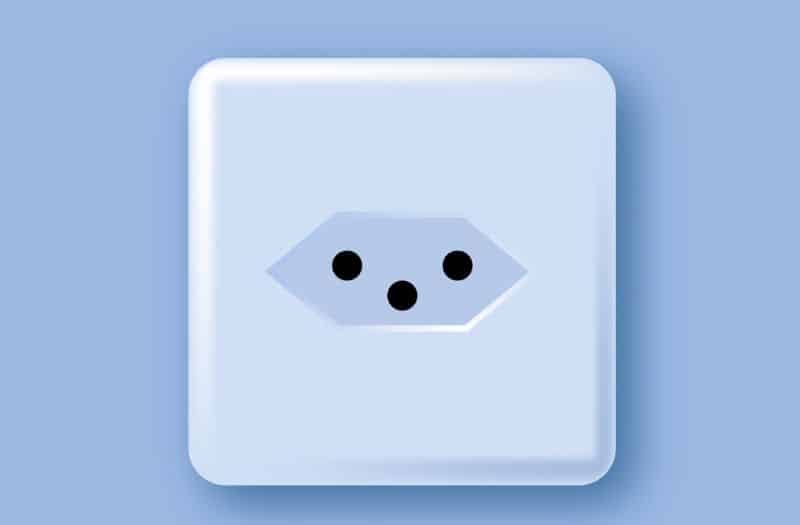 Swiss electrical outlet