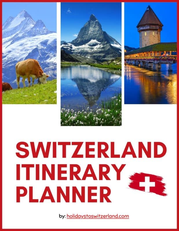 Switzerland Itinerary Planner Cover