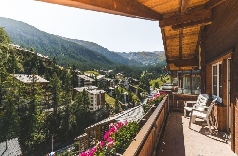 Balcony in The Sound of Music Zermatt Apartment