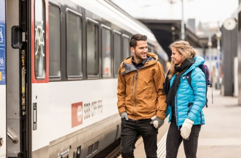 Train at Zurich main station