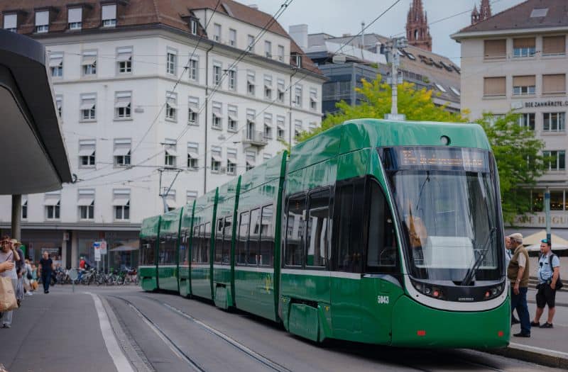 Tram in Basel, Switzerland