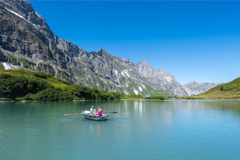 Lake Trubsee on Mt. Titlis