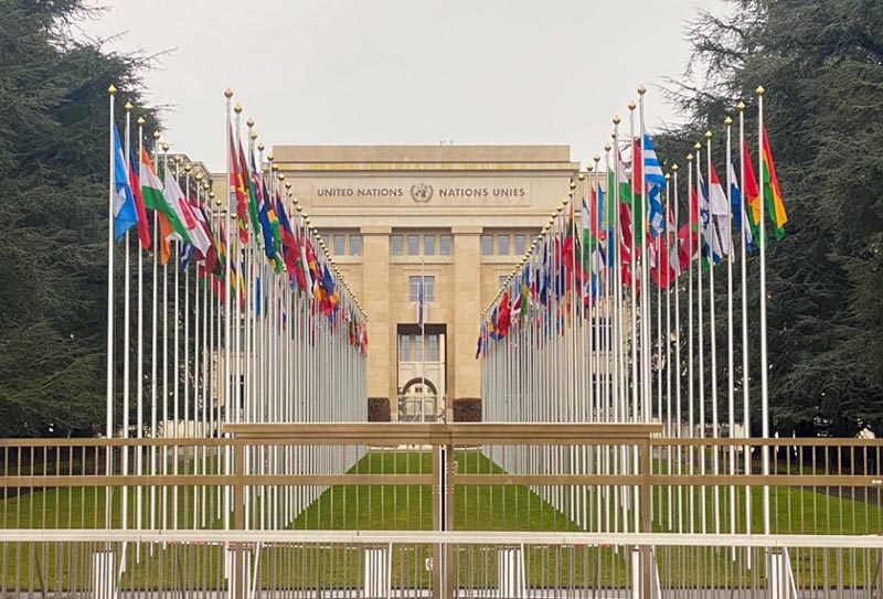 United Nations building in Geneva