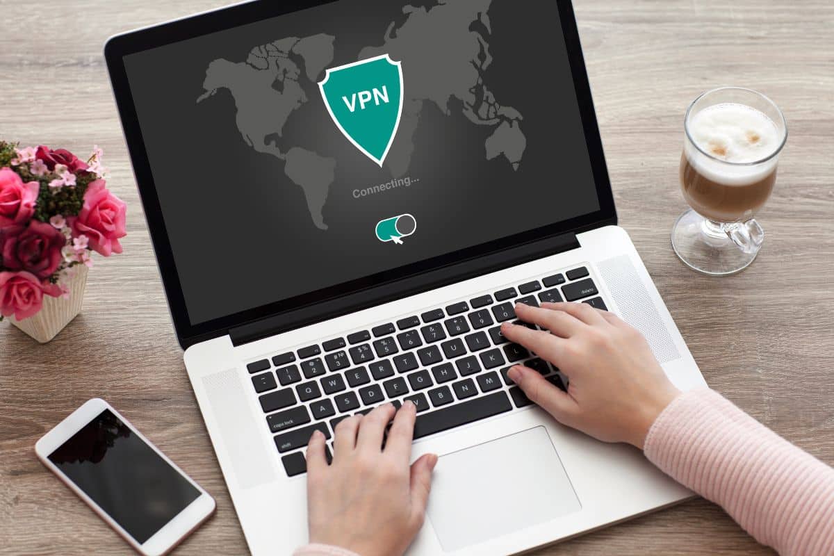 VPN on laptop