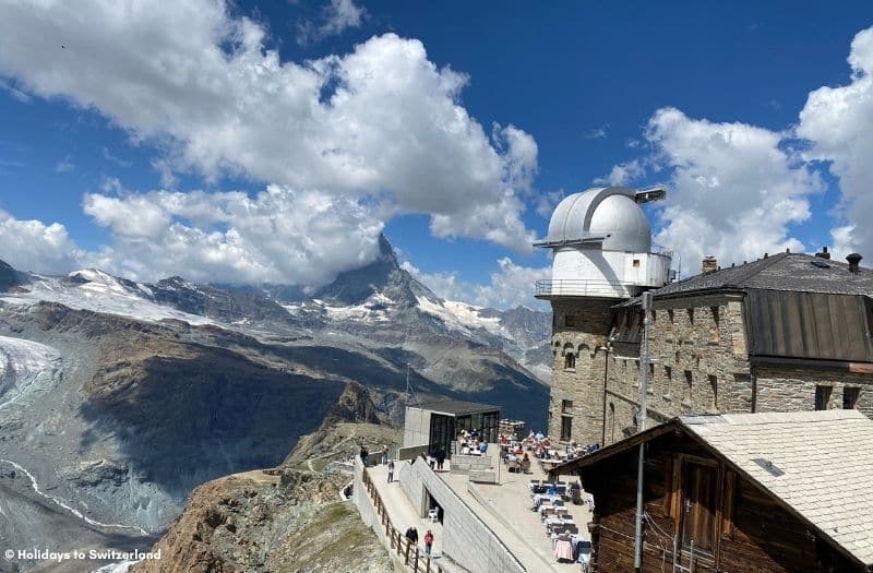 View from Gornergrat viewing platform