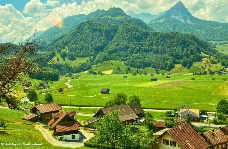 View from Luzern Interlaken Express