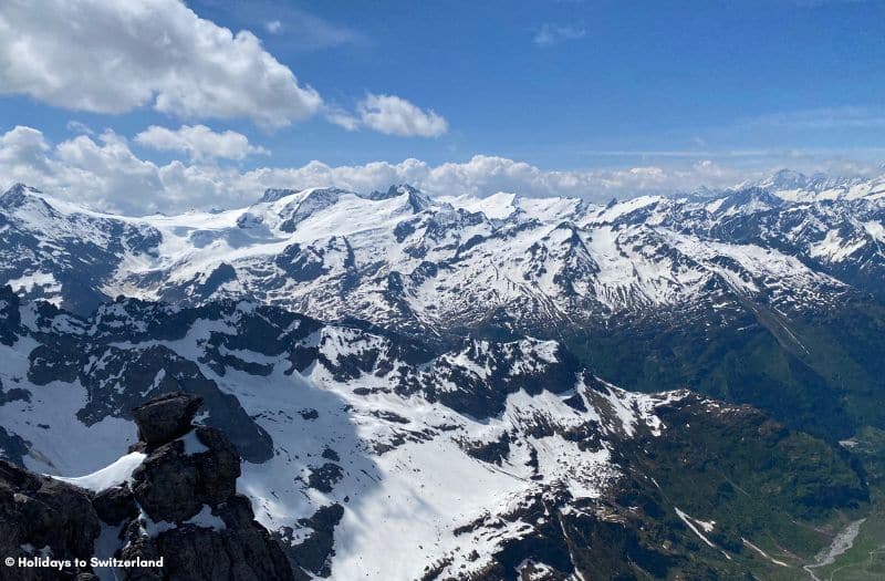 Panoramic view from Mt. Titlis