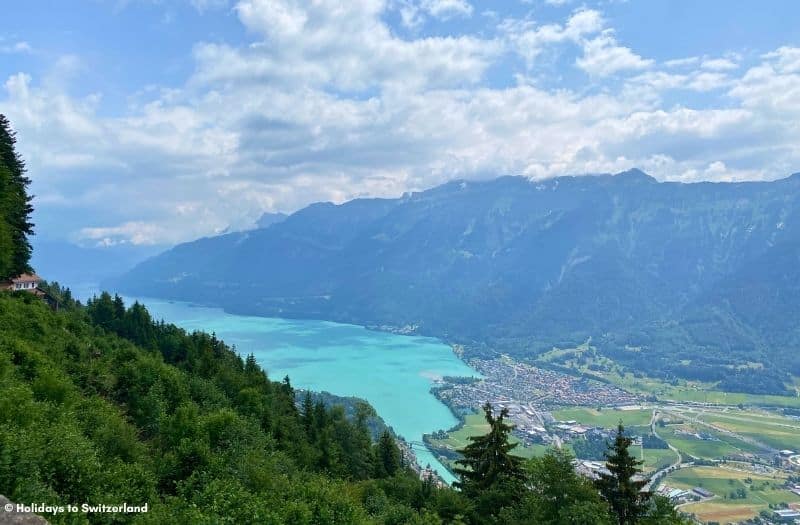 View of Lake Brienz from Harder Kulm