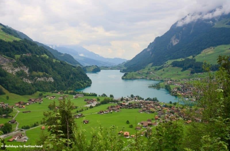 View over Lake Lungern