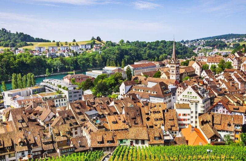 View over Schaffhausen