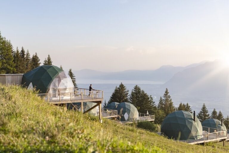 Whitepod Eco Luxury Hotel in Switzerlnad