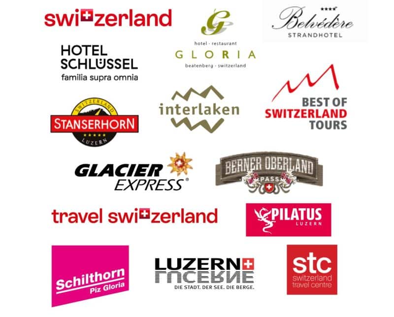 Brands that Holidays to Switzerland have worked with