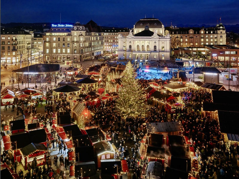 Zurich Switzerland Christmas Market