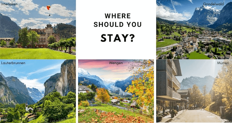 Where you should stay in the Jungfrau Region?